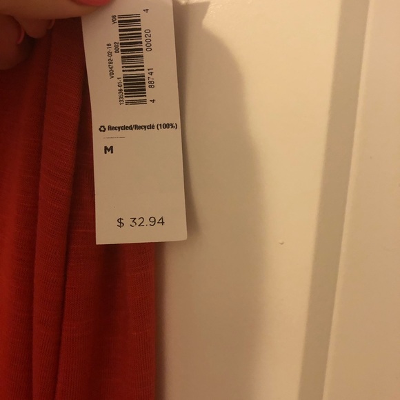 NWT! Red maxi dress-High/low hem. Old Navy - Picture 4 of 4